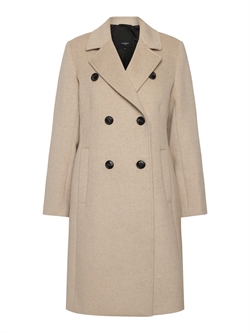 Helena Coat - Dark Cream - Beige 